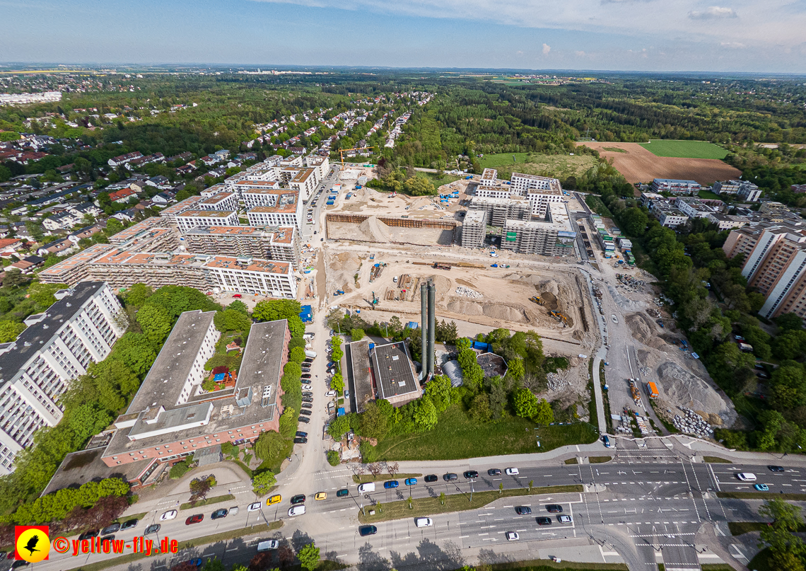 09.05.2023 - Baustelle Alexisquartier und Pandion Verde in Neuperlach